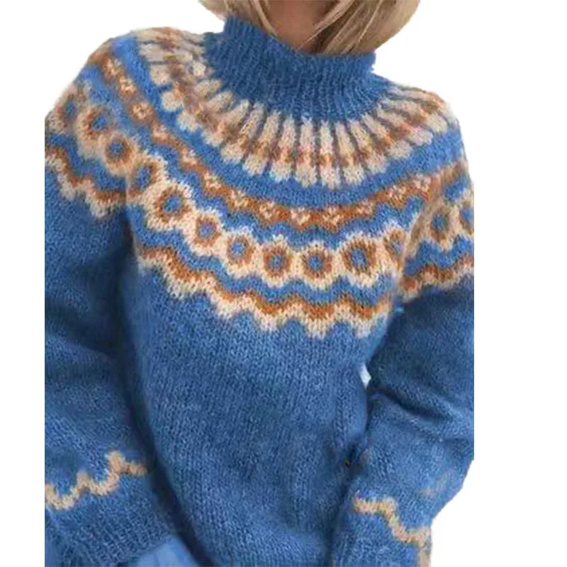 Sienna | Women's Soft Knitted Jumper - Blue