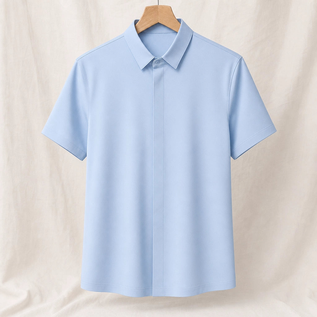 Wadsworth Short Sleeve Shirt - Color:Sky Blue;Size:S
