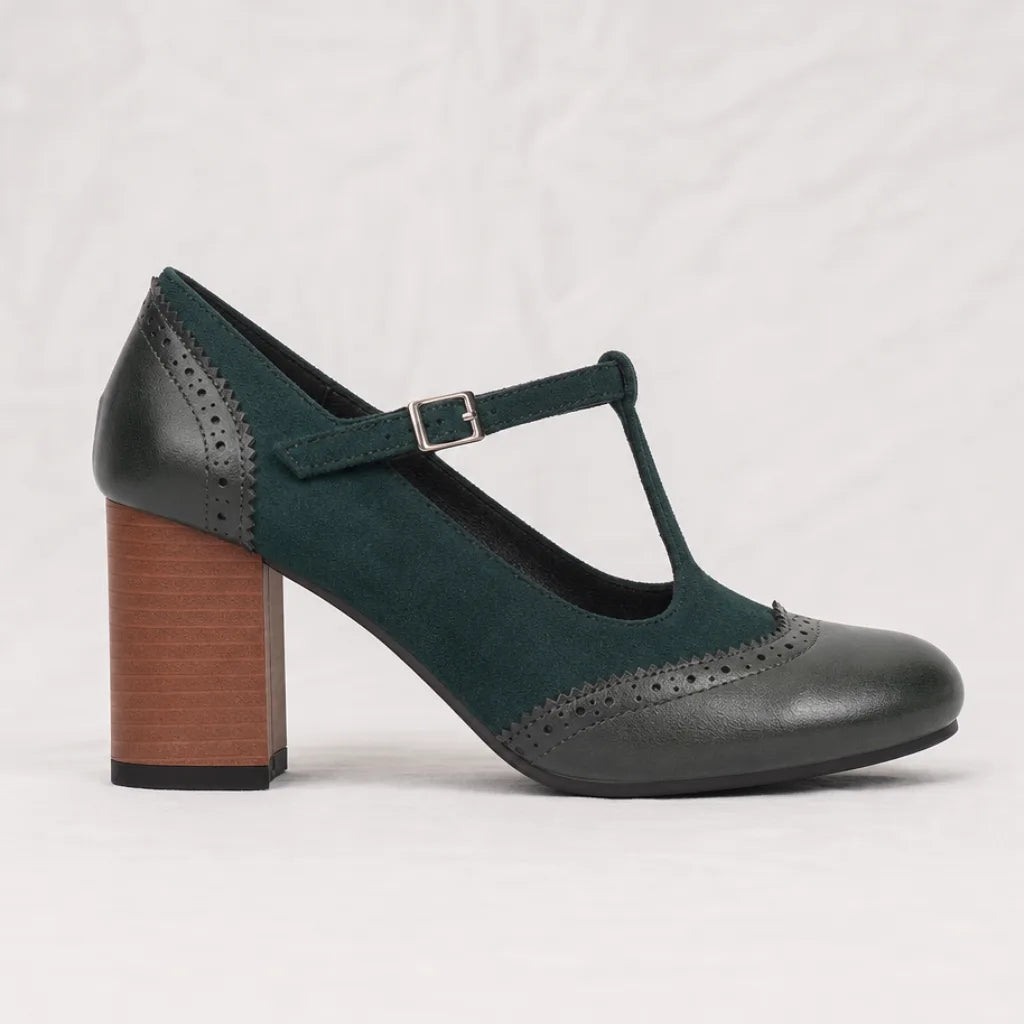 Women's Jade Pointed Mary Jane Heels