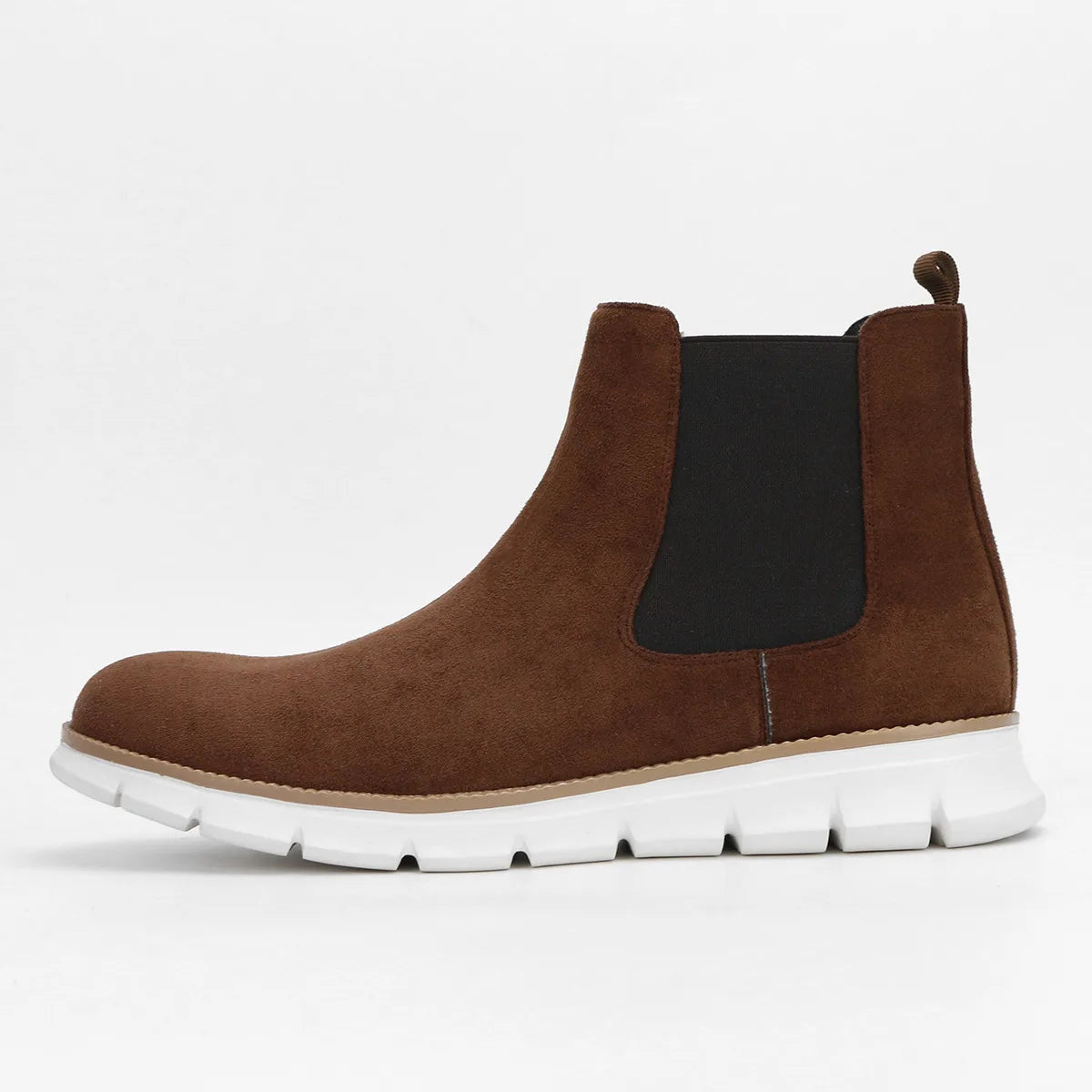 Stirling | Men's Prestige Suede Boots  - Color:Cognac Brown;Size:39