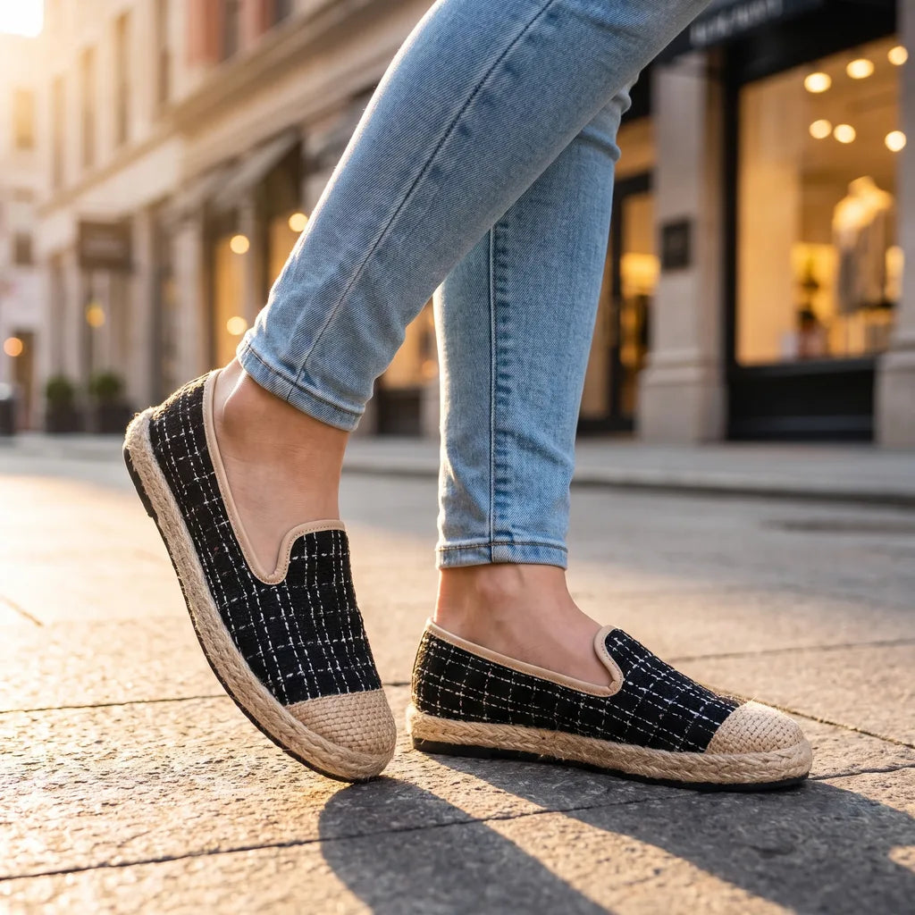 Women's Black Willoughby Slip-On Flats