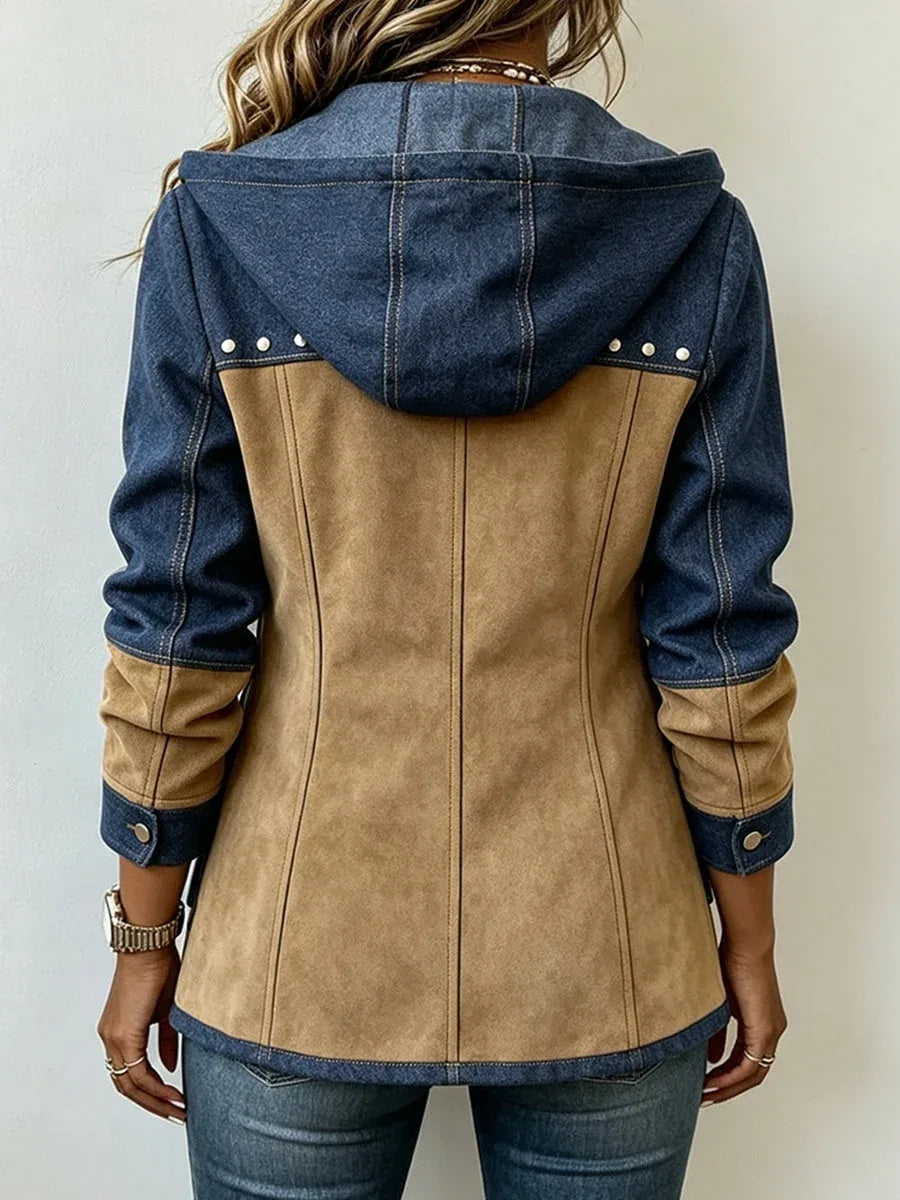 Women's Hooded Jacket brown.webp