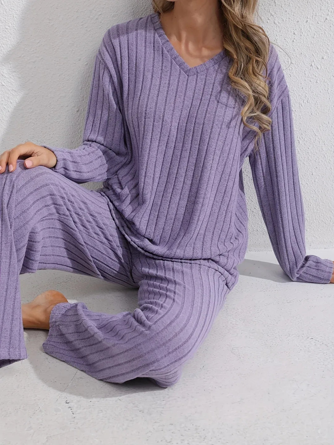 womens pajama set purple1.webp