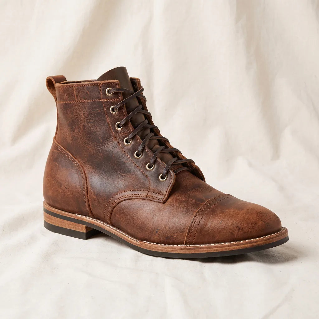 Men's Brown Talmadge Lace Up Ankle Boots