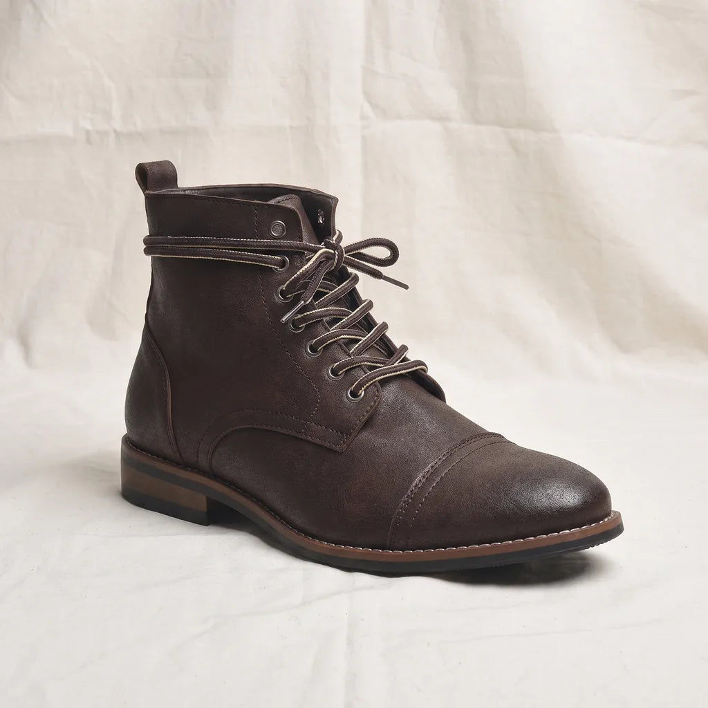 Men's Black Talmadge Lace Up Ankle Boots