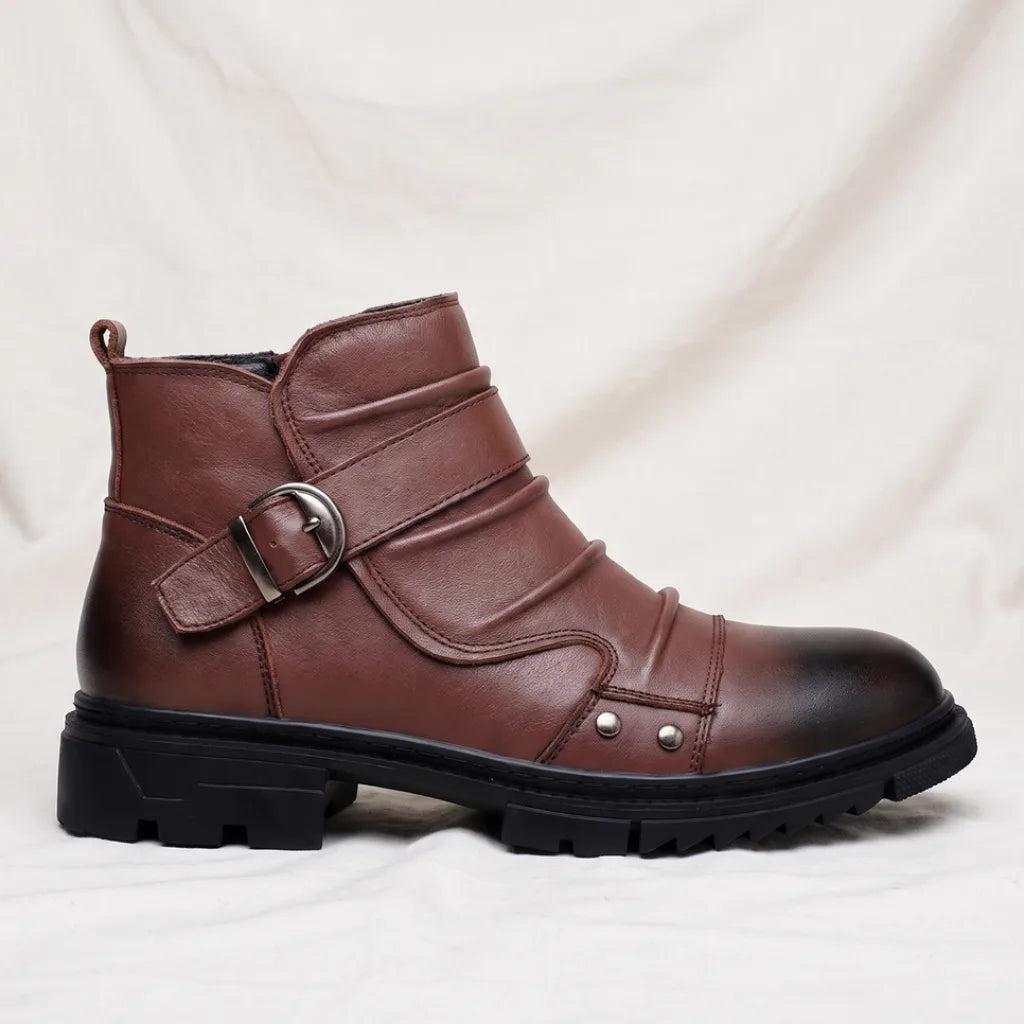 Men's Gorham Leather Combat Boots