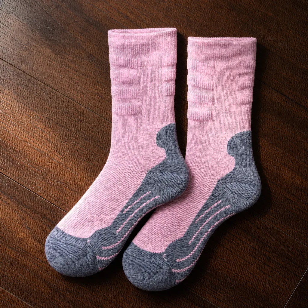 Thornbury | Merino Wool Hiking Socks   - Color:Purple;Size:M