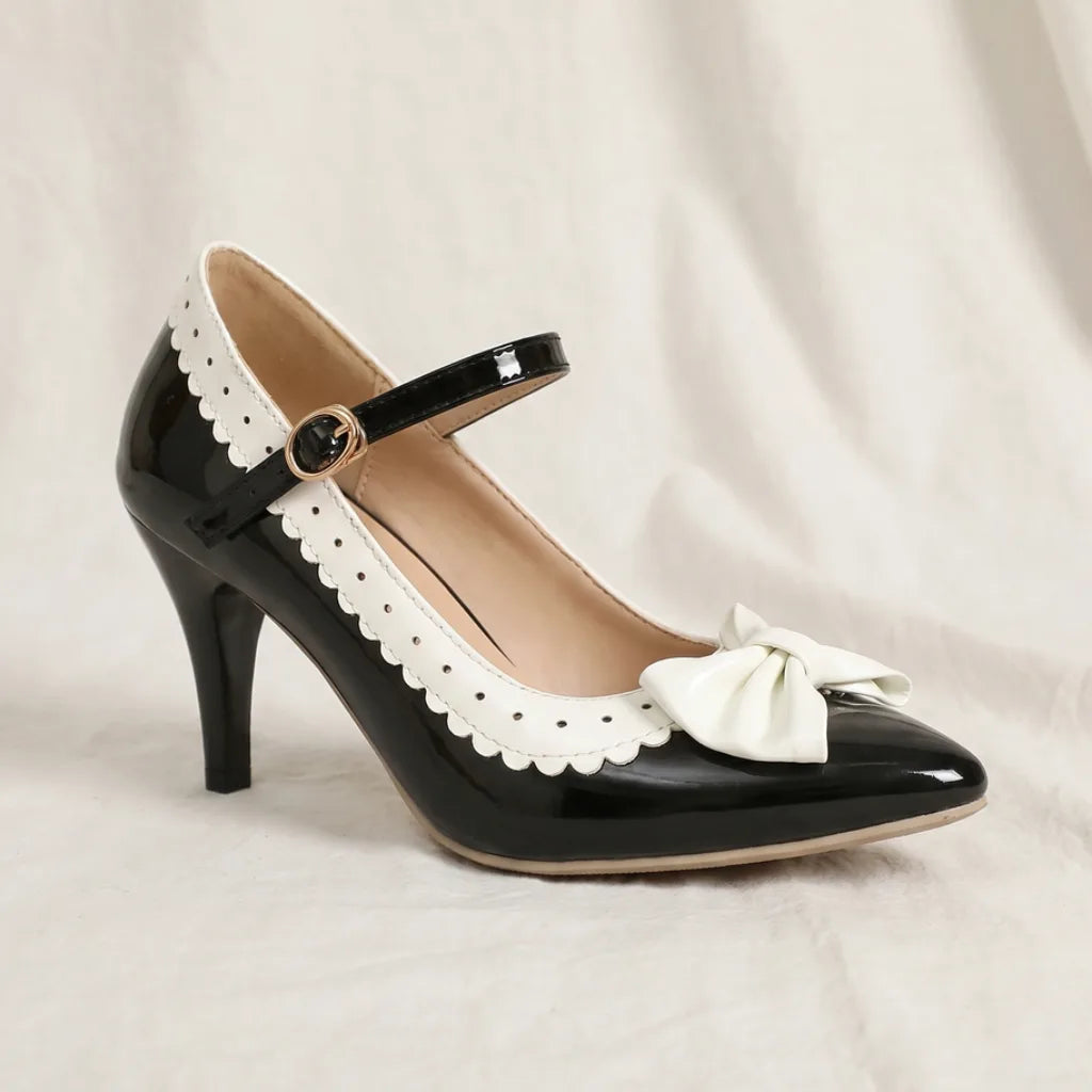 Women's Theodore Bow Strap Pumps