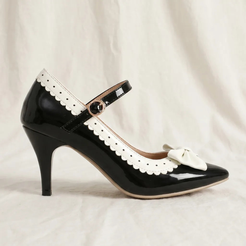 Women's Theodore Bow Strap Pumps