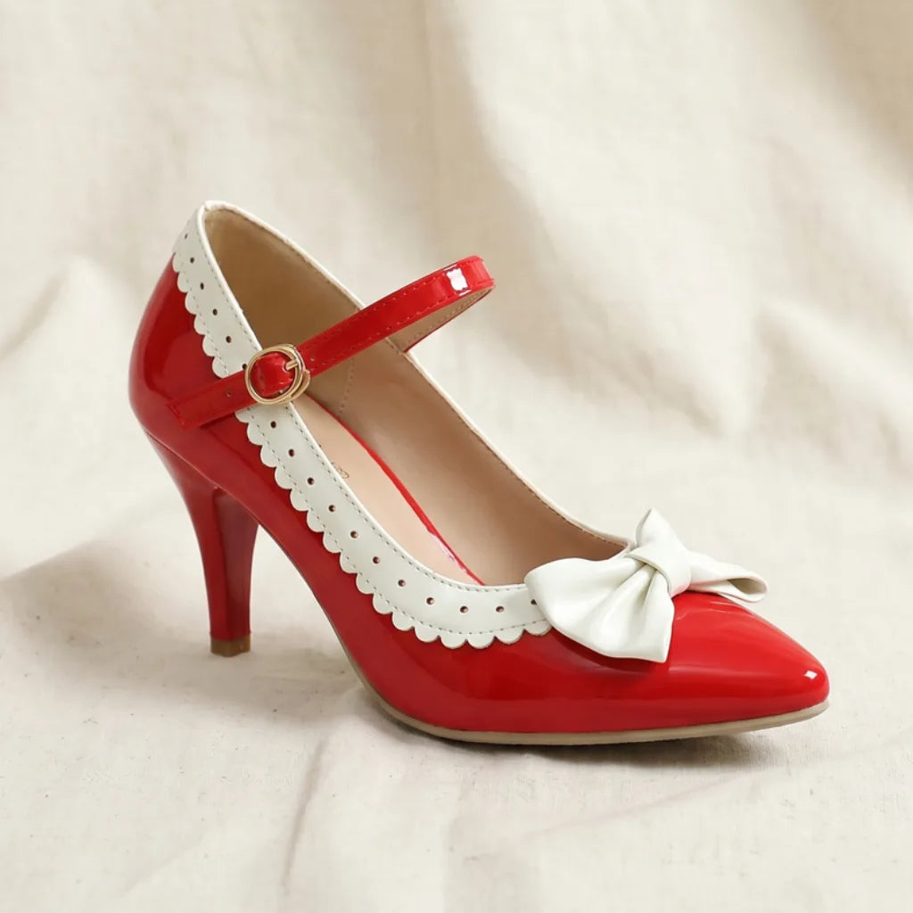 Women's Theodore Bow Strap Pumps