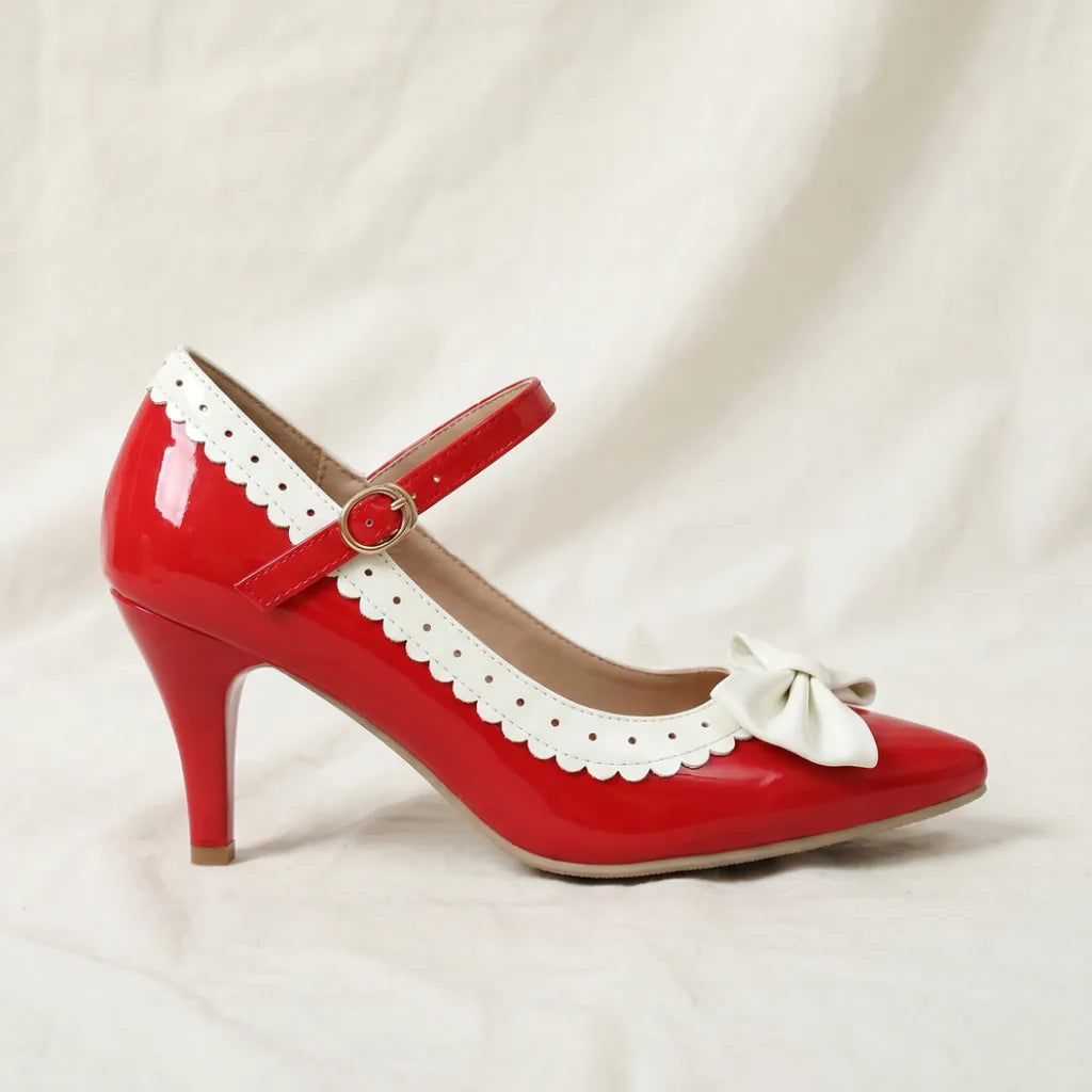 Women's Theodore Bow Strap Pumps