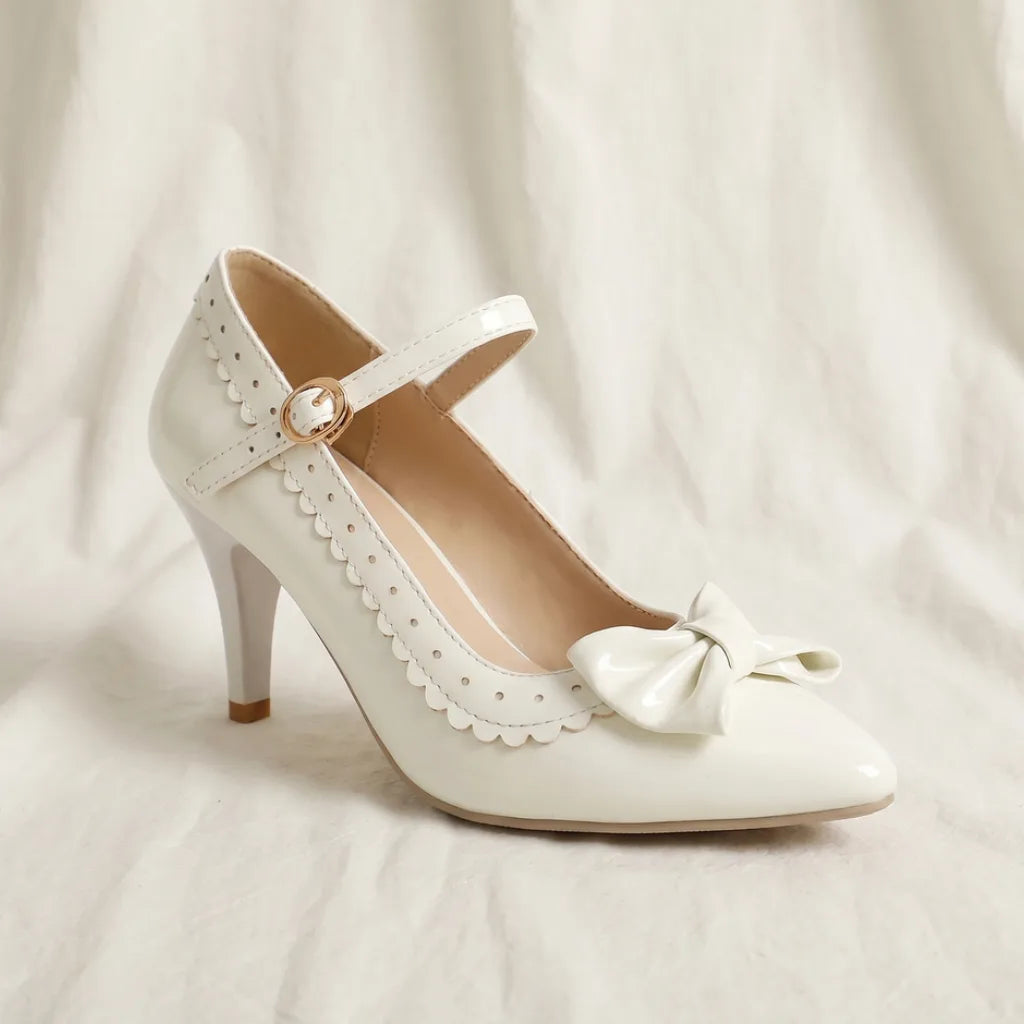 Women's Theodore Bow Strap Pumps