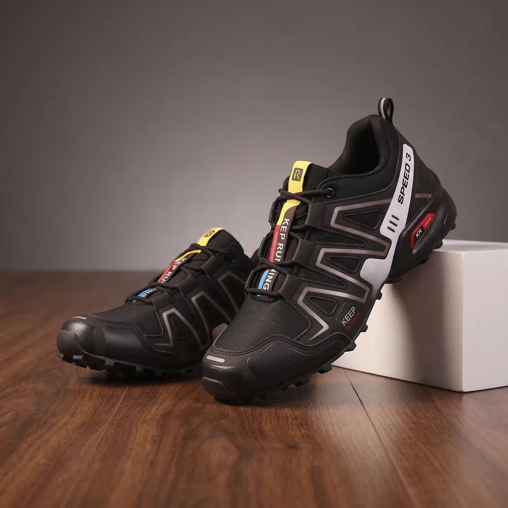 Men's Black / White Trevor Trail Sport Sneakers
