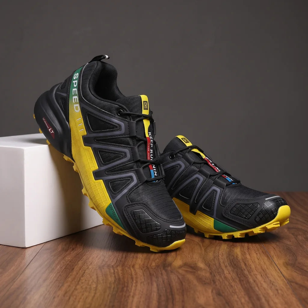 Men's Black / Yellow Trevor Trail Sport Sneakers