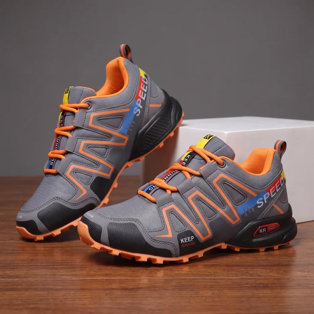 Men's Gray / Orange Trevor Trail Sport Sneakers