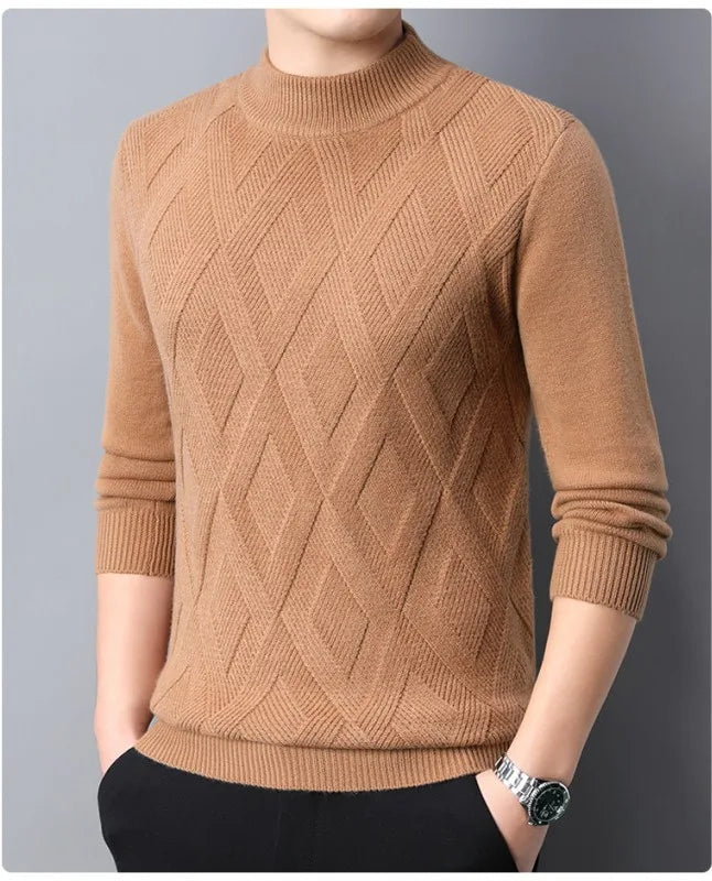 Men's Tyrell Thick Crew Neck Sweater