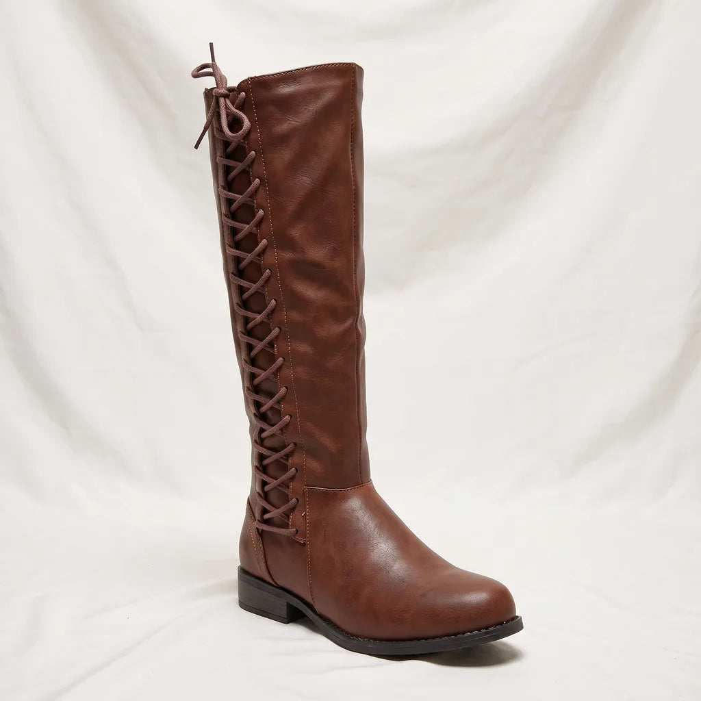 Women's Brown Valentina Tall Riding Boots