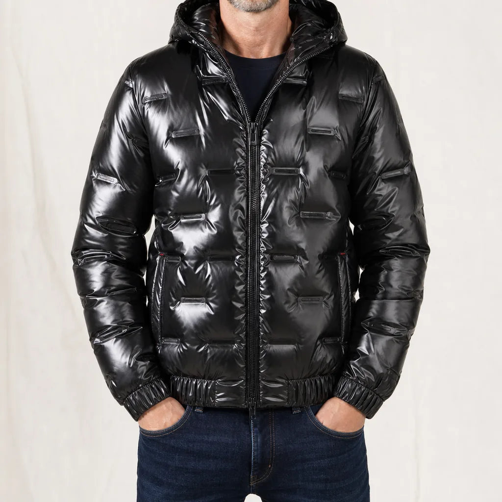 Vaughn Mens Puffer Jacket - Color:Black;Size:S