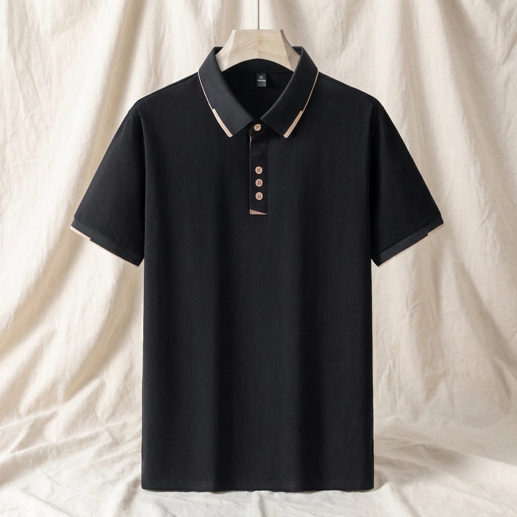 Victor Polo Shirt - Color:Black;Size:S