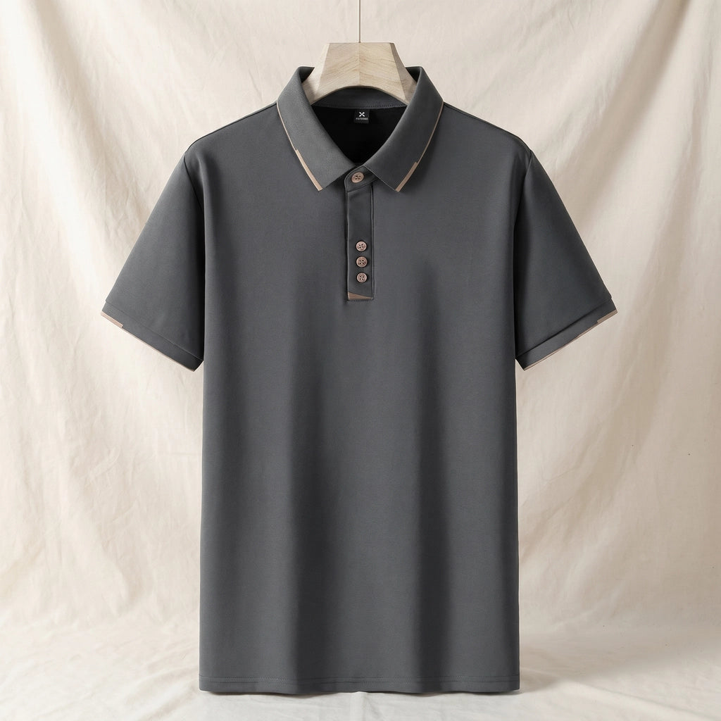 Victor Polo Shirt - Color:Charcoal;Size:S