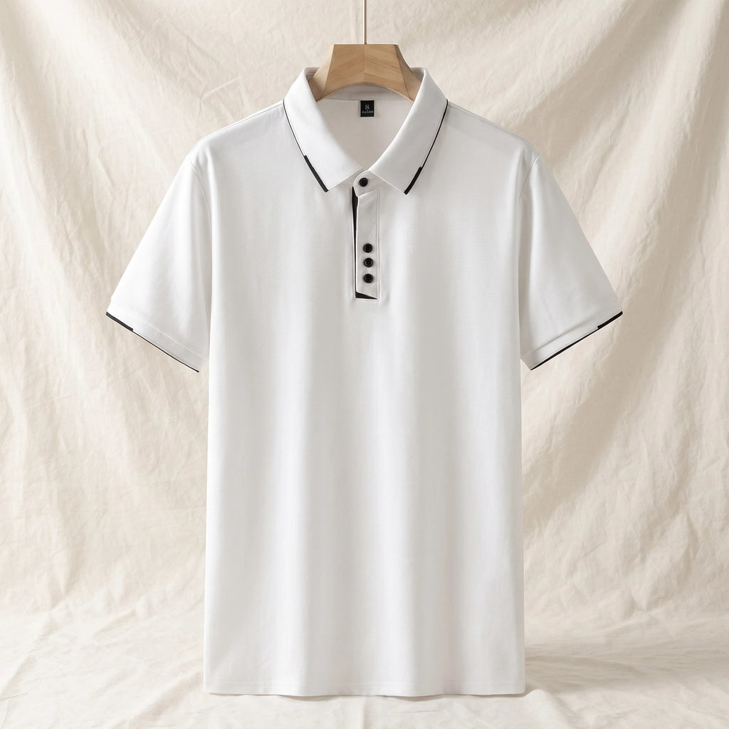 Victor Polo Shirt - Color:White;Size:S