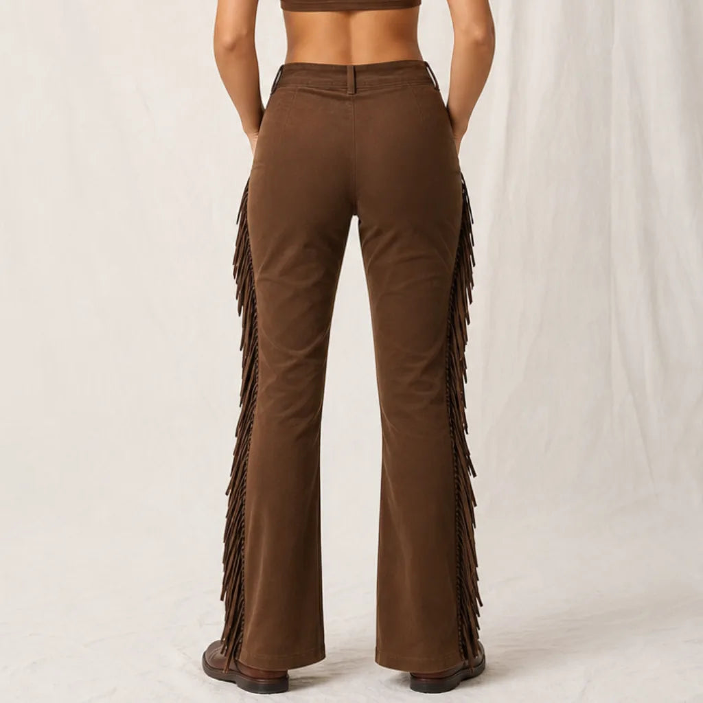 Women's Viviana Fringe Flare Pants