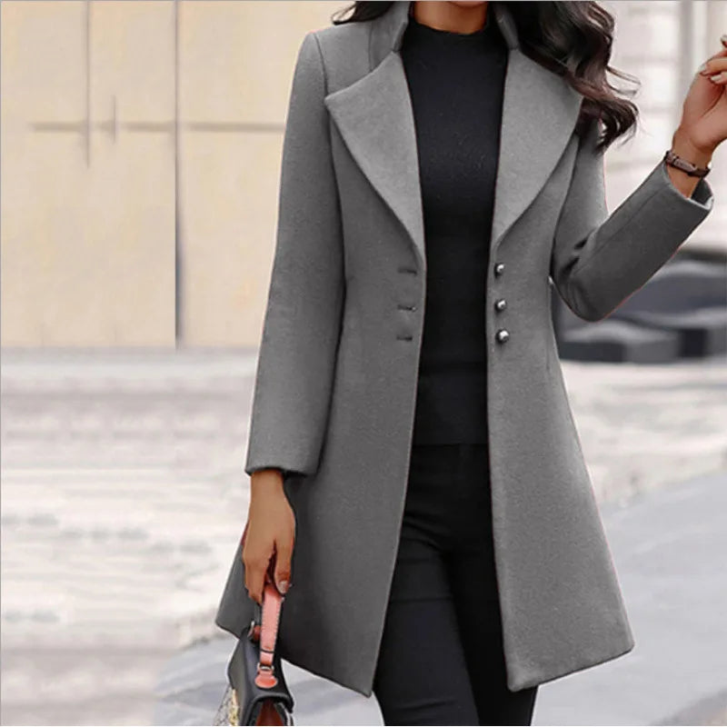 Vivienne | Women's Trench Coat - Color:Grey;Size:XS