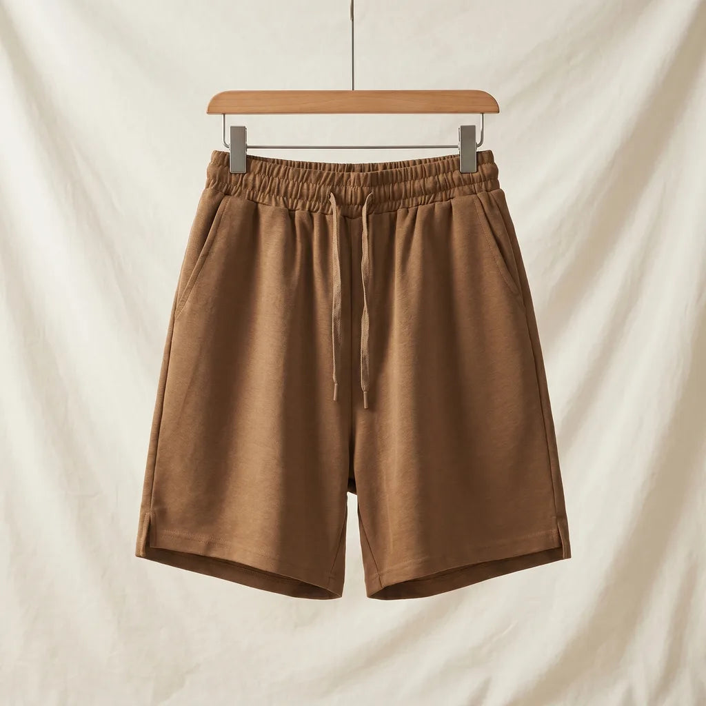 Walden Cotton Shorts - Color:Brown;Size:S