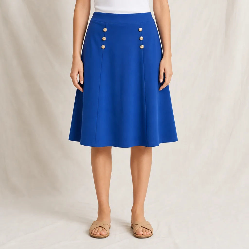 Women's Wolfe Button A-Line Skirt
