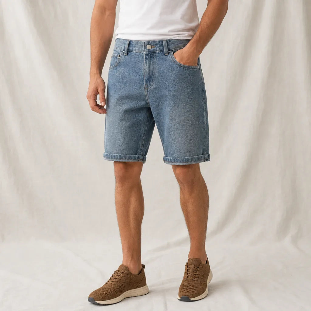 Men's Weston Cotton Denim Shorts