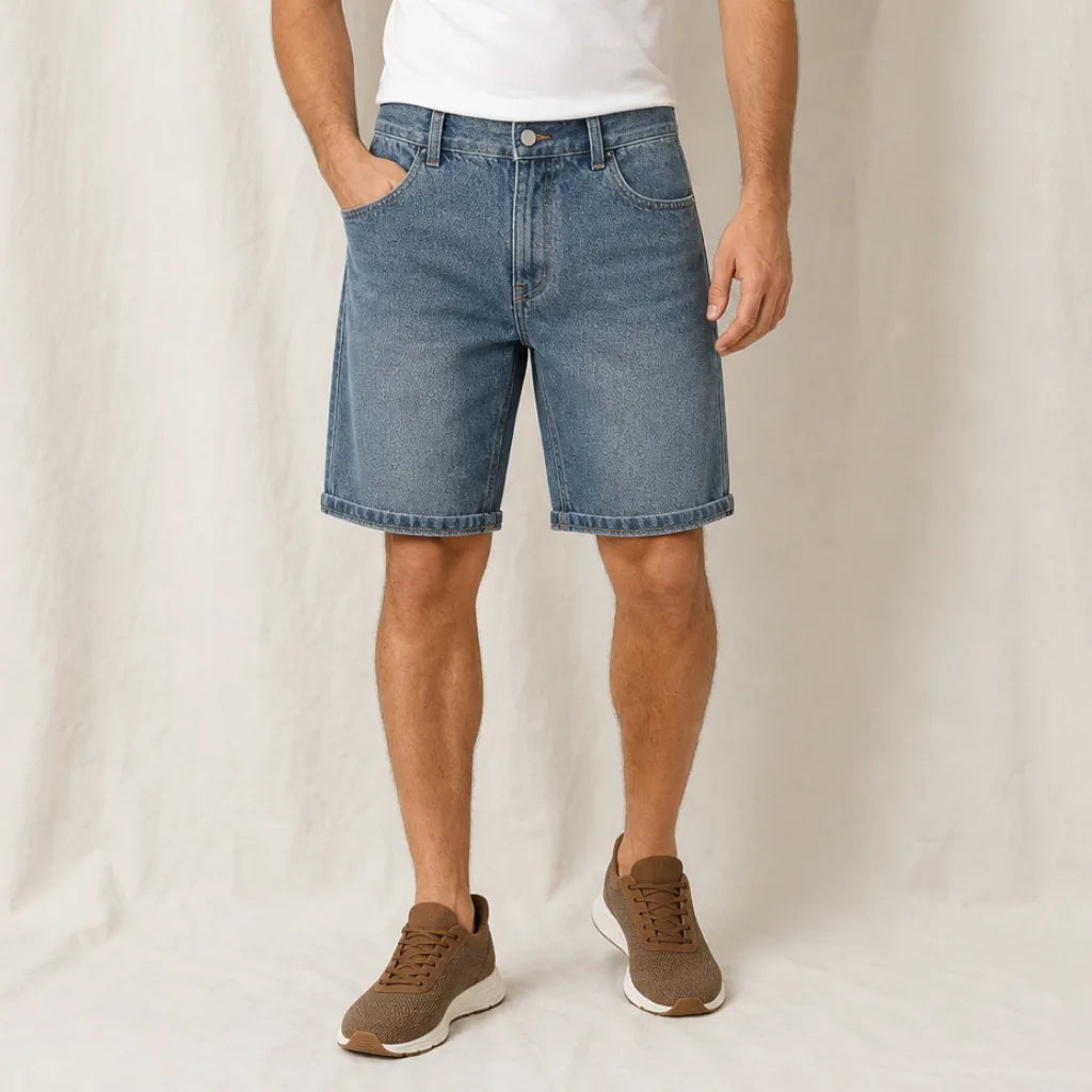 Men's Weston Cotton Denim Shorts