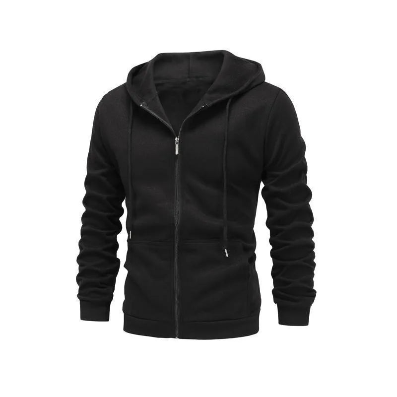 Whitaker | Men's Fleece-Lined Zip Hoodie - Color:Black;Size:XXS