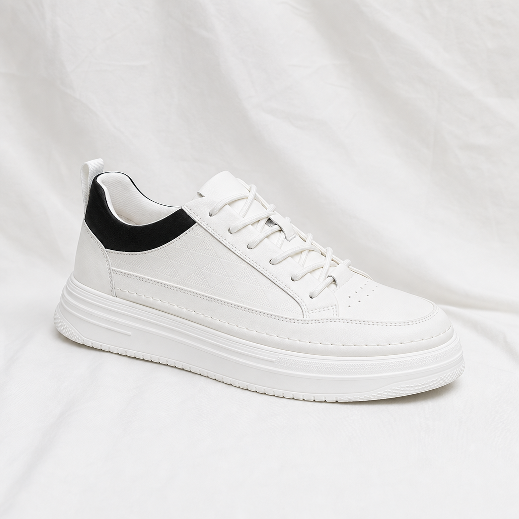 Jamie Norton | Mens Leather Low Top Trainers