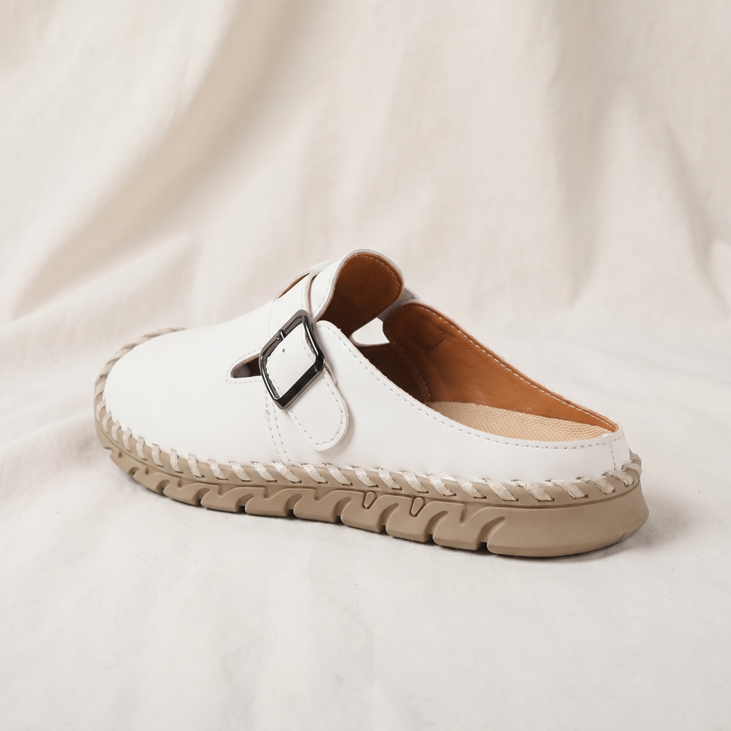 Jane | Womens Buckle Slip On Clogs