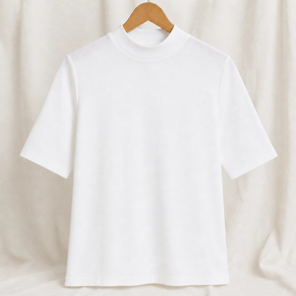 Hannah Fine Knit Casual Top - Color:White;Size:S