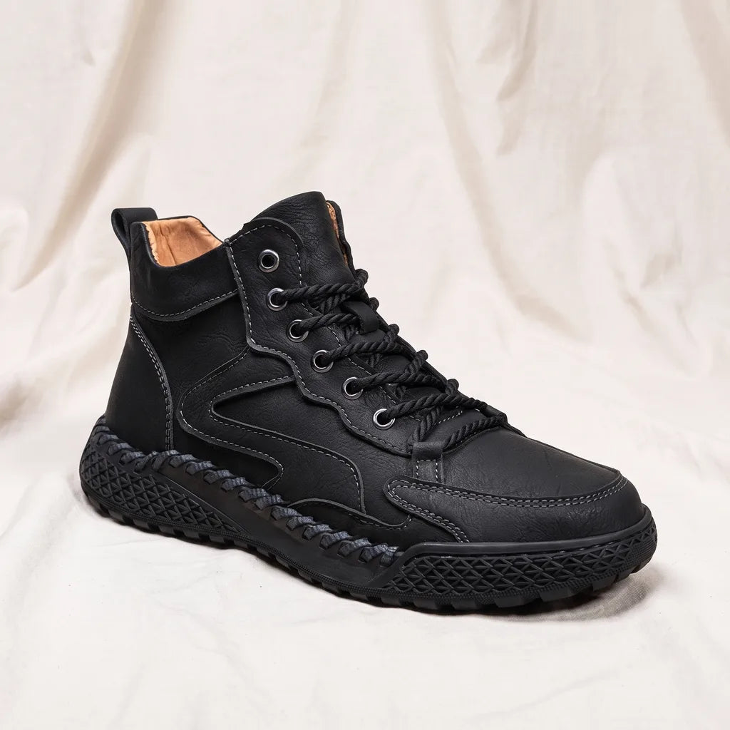 Men's Black Livia Low-Cut Loafers