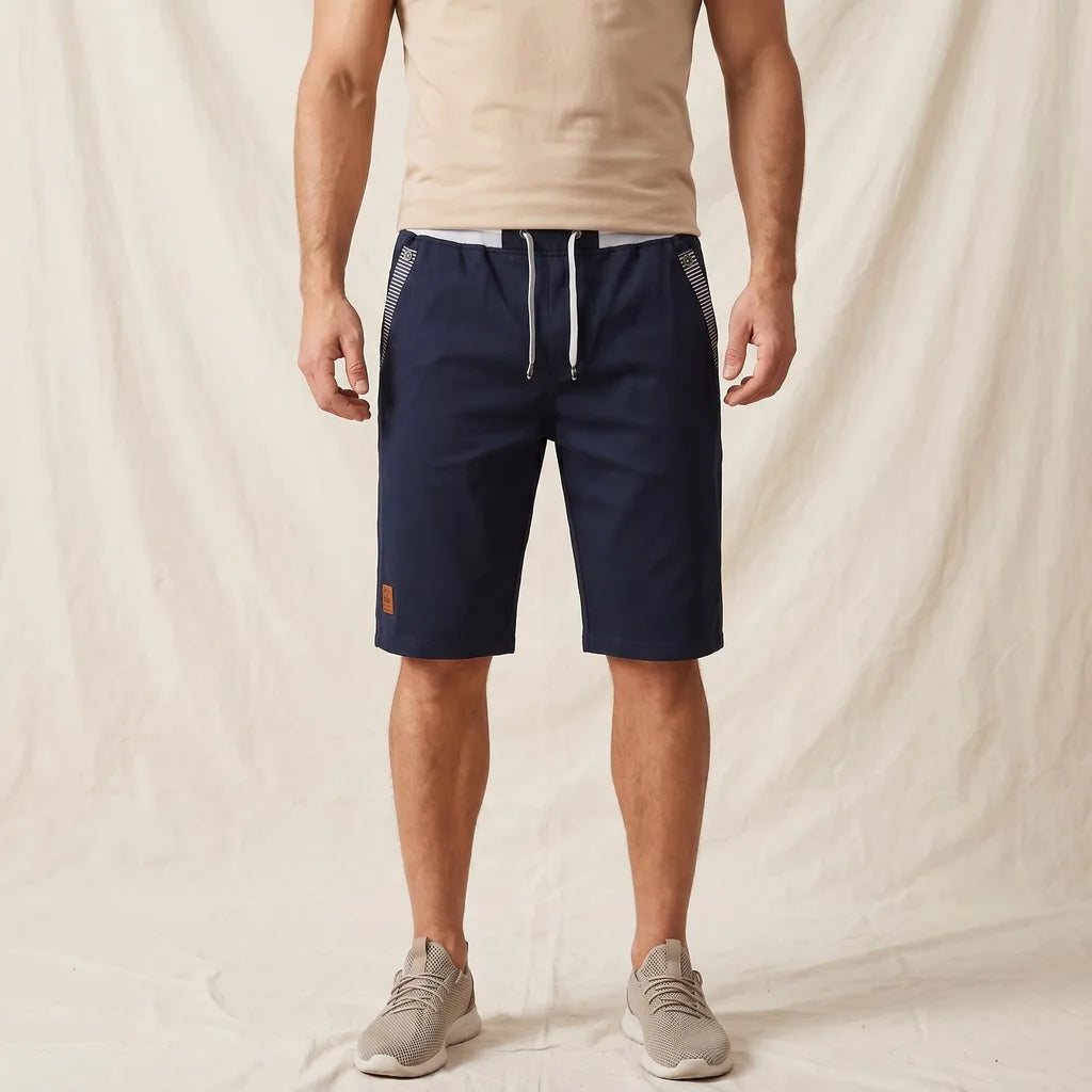 Navy Maximilian Loose Cargo Shorts 2
